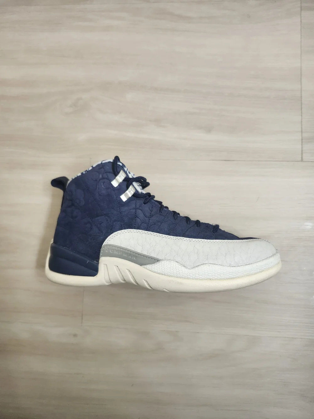 Size 8- Air Jordan International 12 Retro 2018 PRM College Navy/University Red